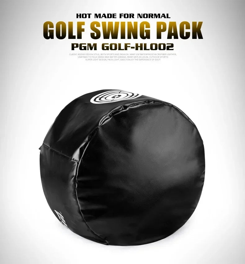 PGM Golf Swing Trainer Golf Training Impact Power Smash Bag Hitting Bag Swing Training Aids Impact Swing Trainer HL002
