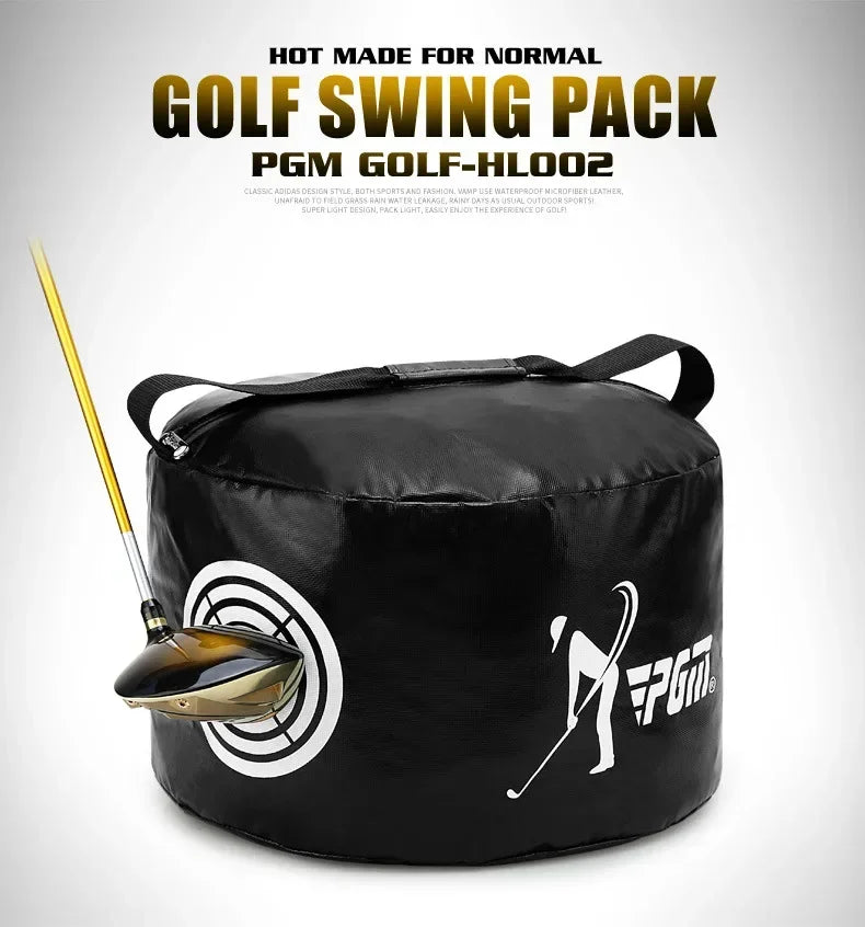 PGM Golf Swing Trainer Golf Training Impact Power Smash Bag Hitting Bag Swing Training Aids Impact Swing Trainer HL002