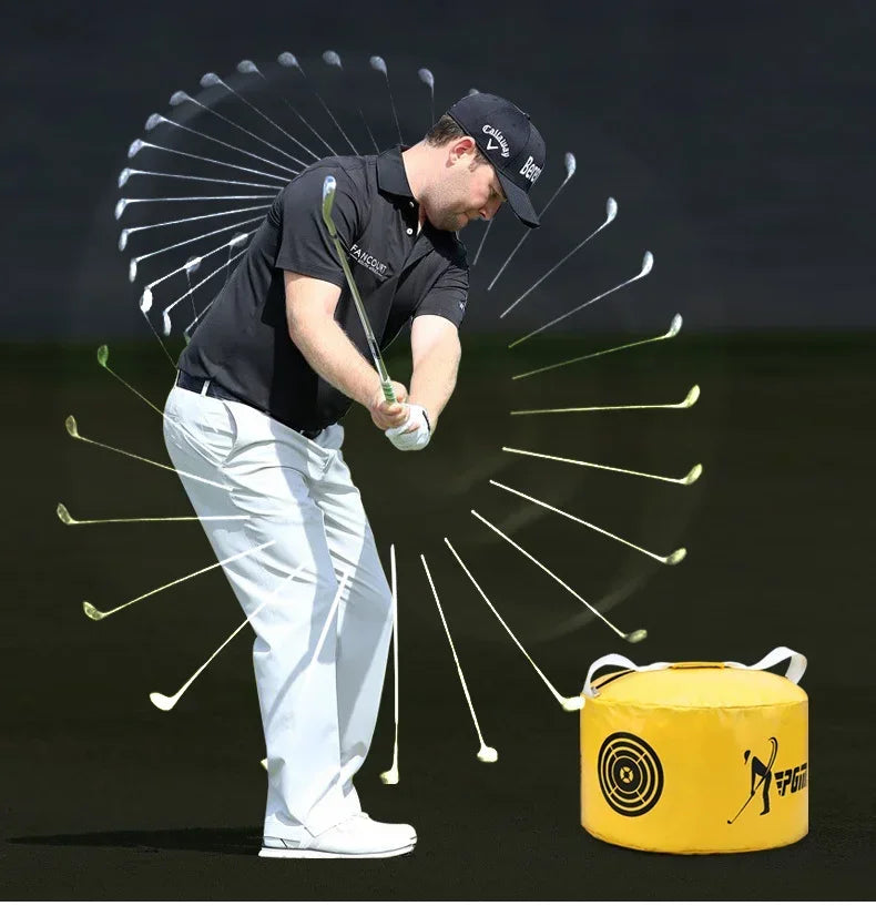 PGM Golf Swing Trainer Golf Training Impact Power Smash Bag Hitting Bag Swing Training Aids Impact Swing Trainer HL002