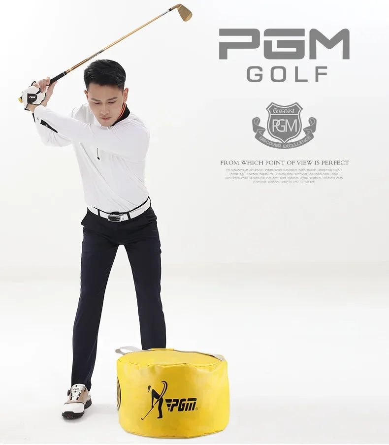 PGM Golf Swing Trainer Golf Training Impact Power Smash Bag Hitting Bag Swing Training Aids Impact Swing Trainer HL002
