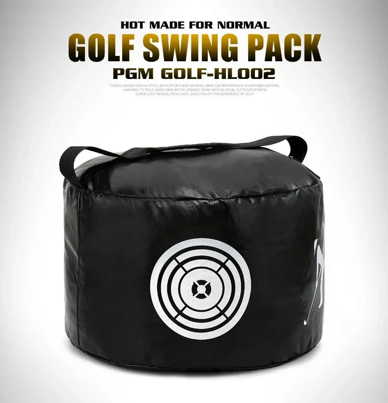 PGM Golf Swing Trainer Golf Training Impact Power Smash Bag Hitting Bag Swing Training Aids Impact Swing Trainer HL002